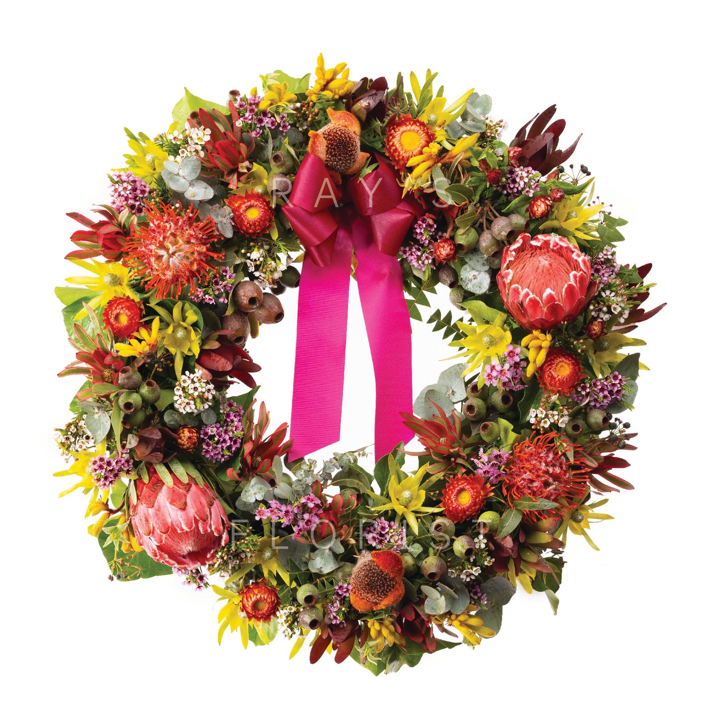 Premium Wreath with Seasonal Natives